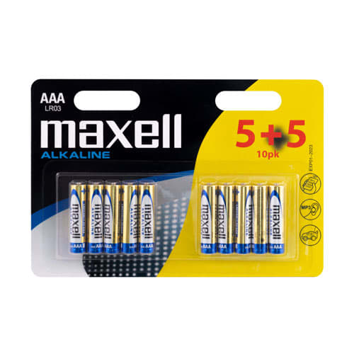 MELCHIONI SPA MEM491468509 BATTERIA AAA MAXELL ALK. 10 PC.BLISTER L