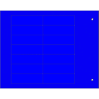 CEMBRE SPA - CEM49164N TARGH.MG-TAA ADES.BLU 15X49 X COMPONENTI