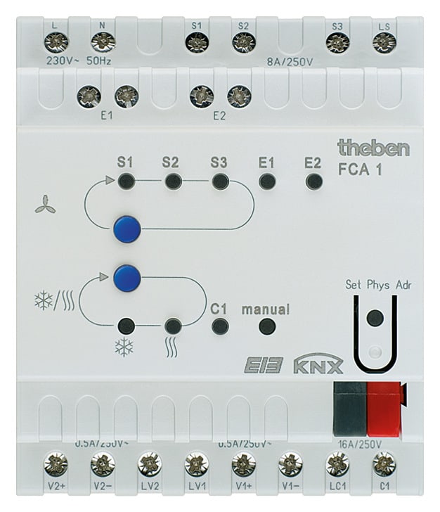 THEBEN SRL THE4920200 FCA 1 KNX ATTUATORE FANCOIL 3 VELOCITA