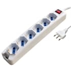 MELCHIONI SPA MEM492518317 MULTIPRESA BIANCA N. 6 PRESE CON INTERRU
