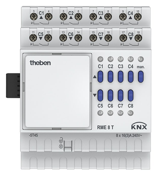 THEBEN SRL THE4930205 RME 8T KNX ATTUATORE MOTO/ON-OFF ESP 8CA