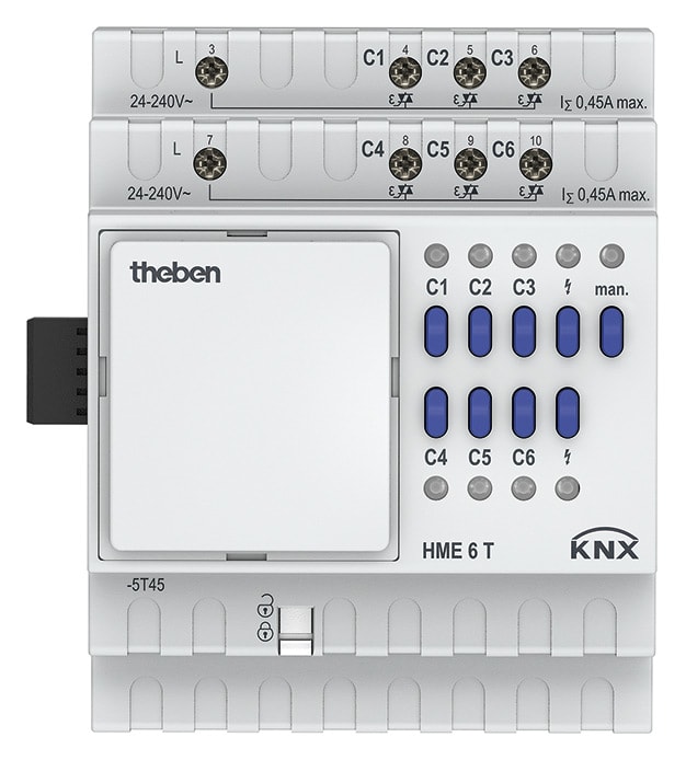 THEBEN SRL THE4930245 HME 6T KNX ATTUATORE RISCALDAMENTO 6CAN