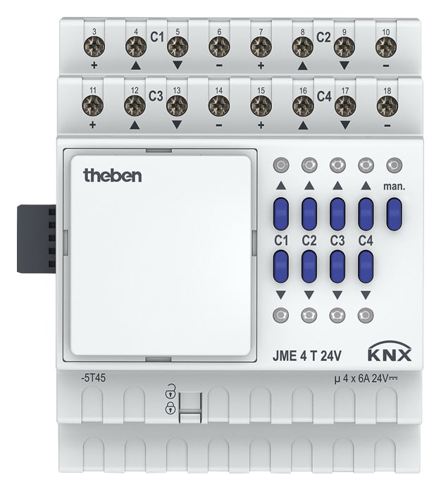 THEBEN SRL THE4930265 JME 4T 24V KNX ATTUATORE MOTORI 4CAN ESP