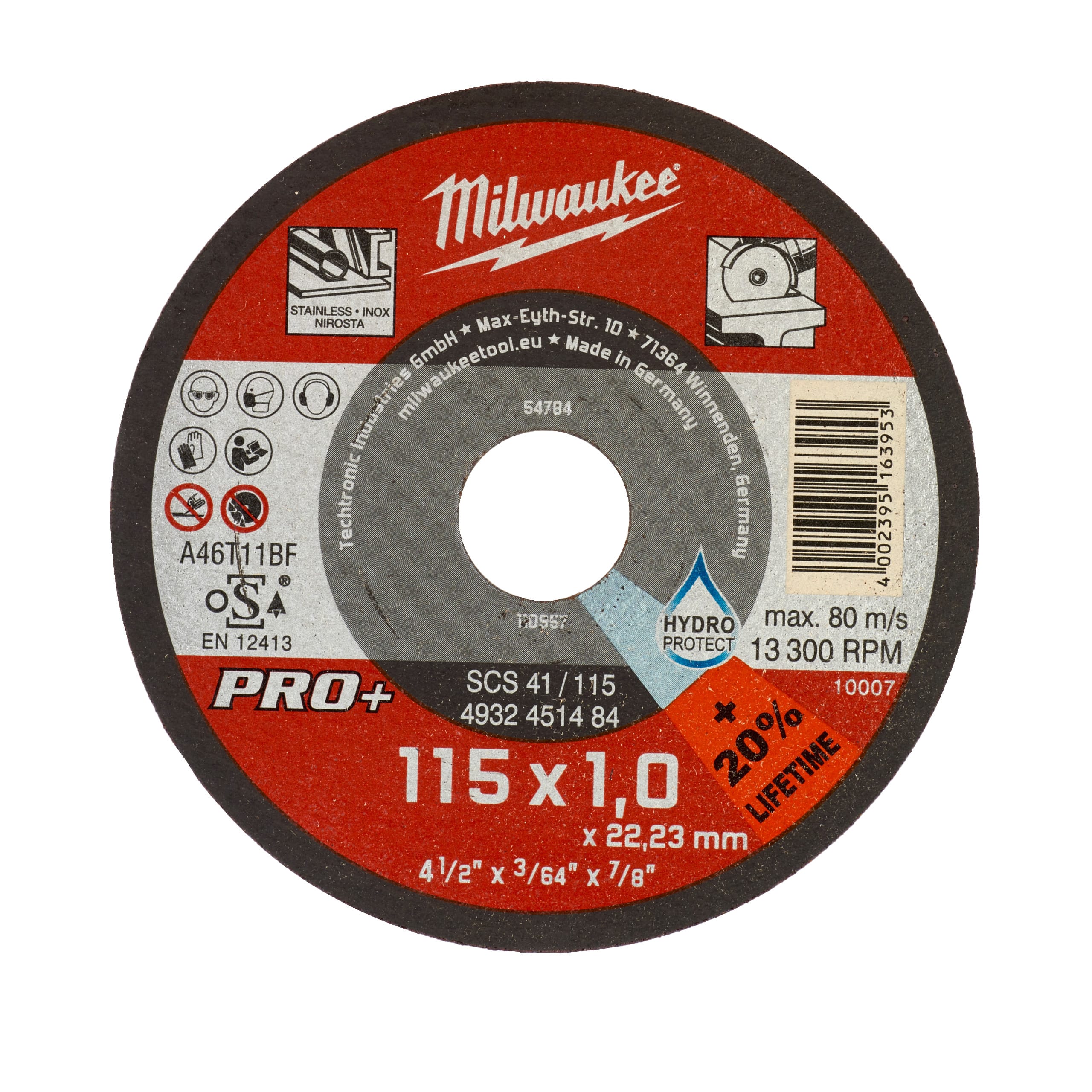 MILWAUKEE - AEG COP4932451484 MOLE DA TAGLIO SCS41D 115X1MM - PRO+