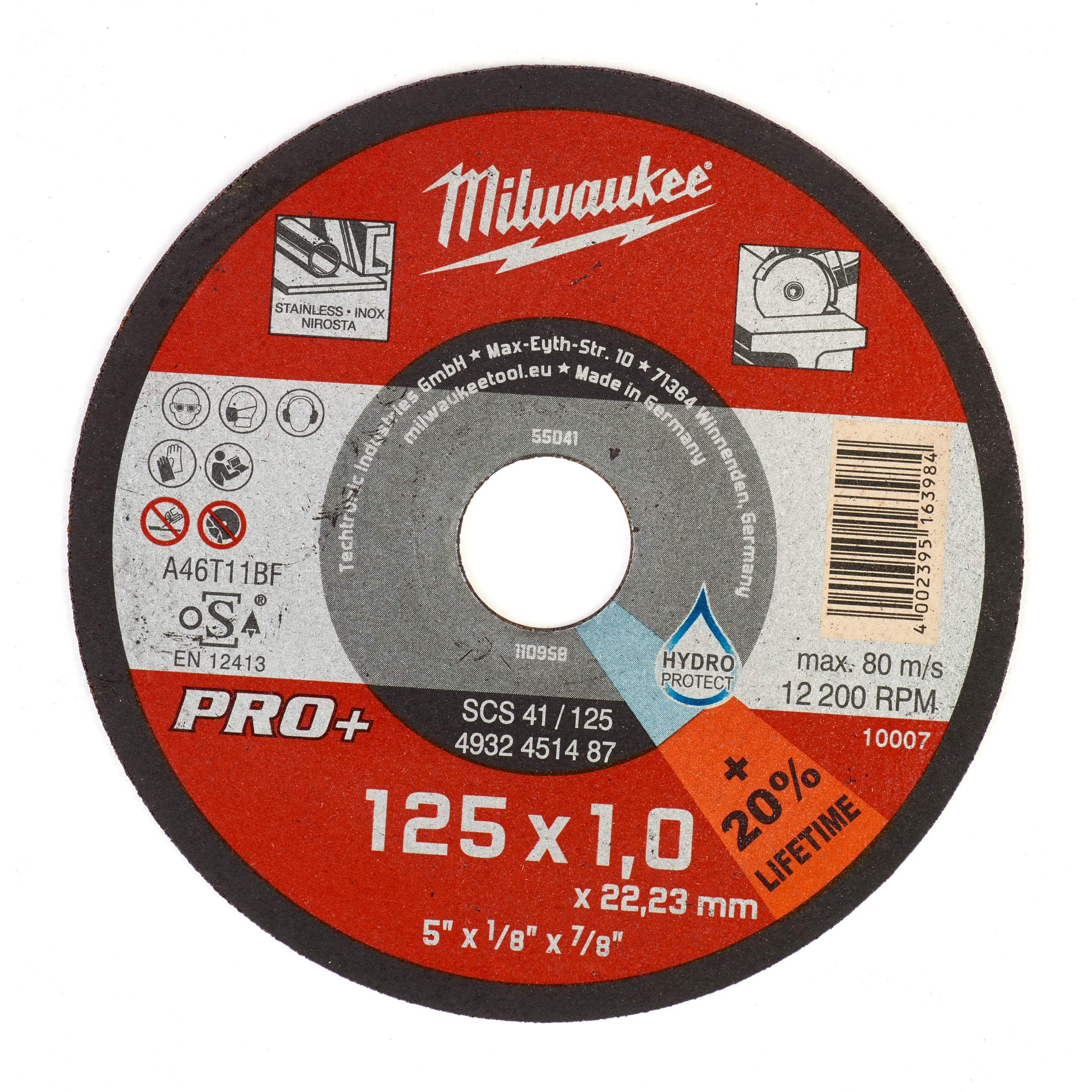 MILWAUKEE - AEG COP4932451488 ESP. MOLE TAGLIO 125X1MM (200PZ) - PRO+