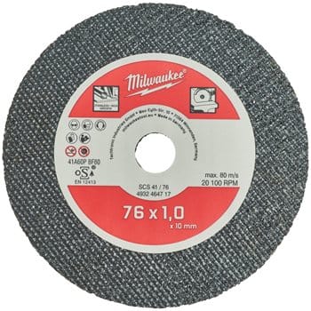MILWAUKEE - AEG COP4932464717 DISCO TAGLIO 76MM PER M12FCOT(CONF. 5PZ)