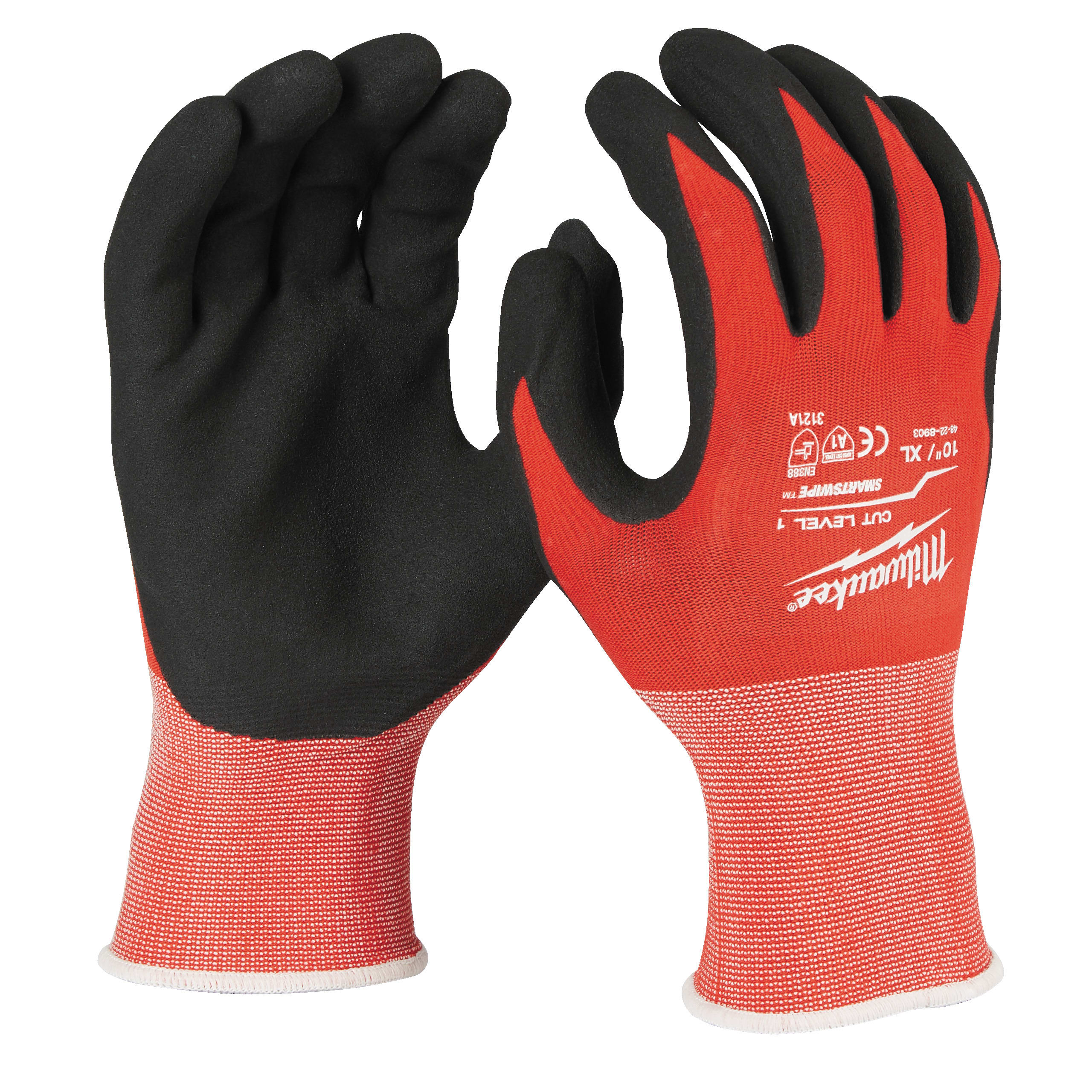 MILWAUKEE - AEG COP4932471418 GUANTI ANTITAGL.CAT.1 XL10-1PZ