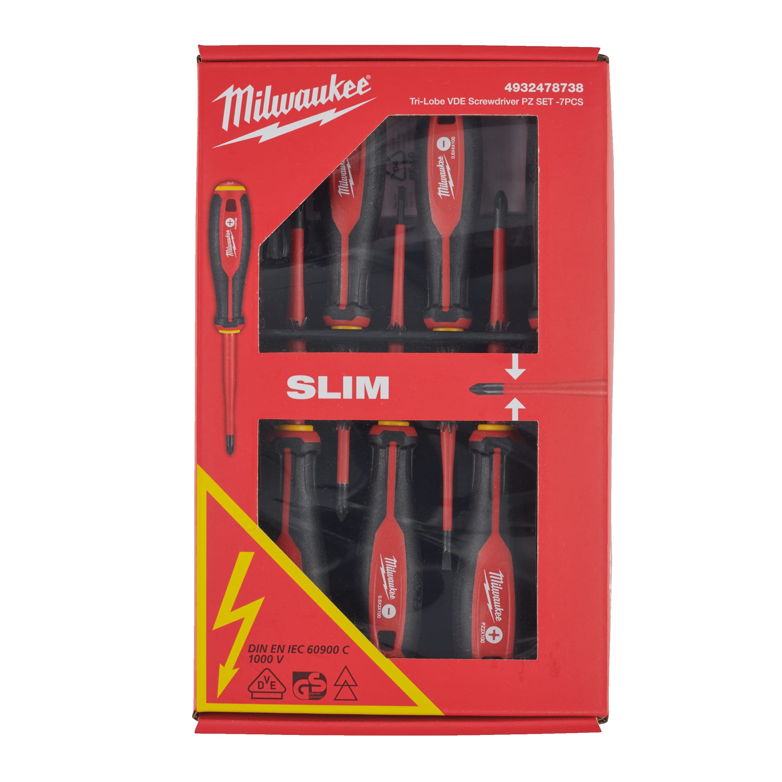 MILWAUKEE - AEG COP4932478738 SET GIRAVITI ISOLATI PZ 1000V 7 PZ