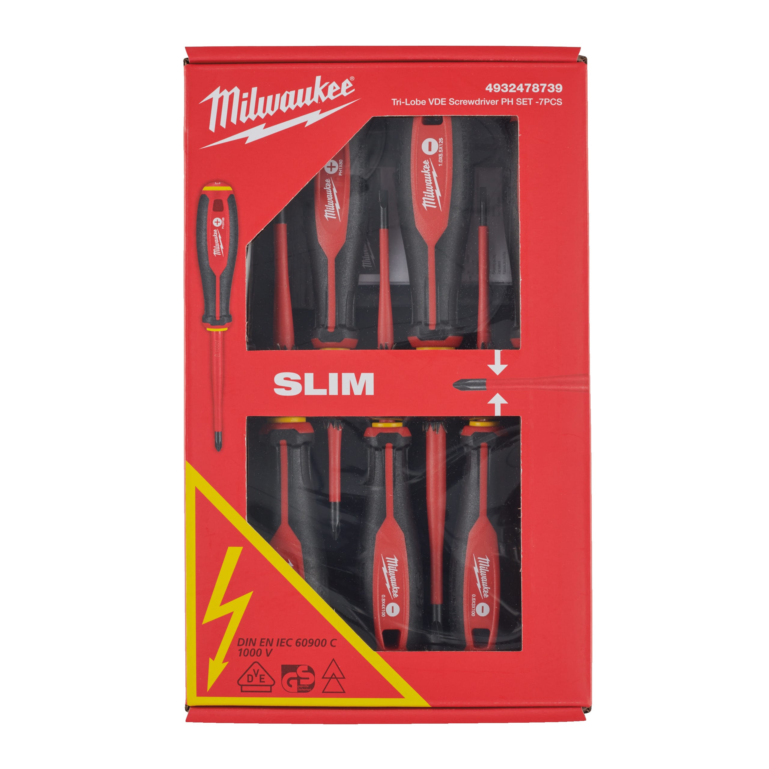 MILWAUKEE - AEG COP4932478739 SET GIRAVITI ISOLATI PH 1000V 7 PZ