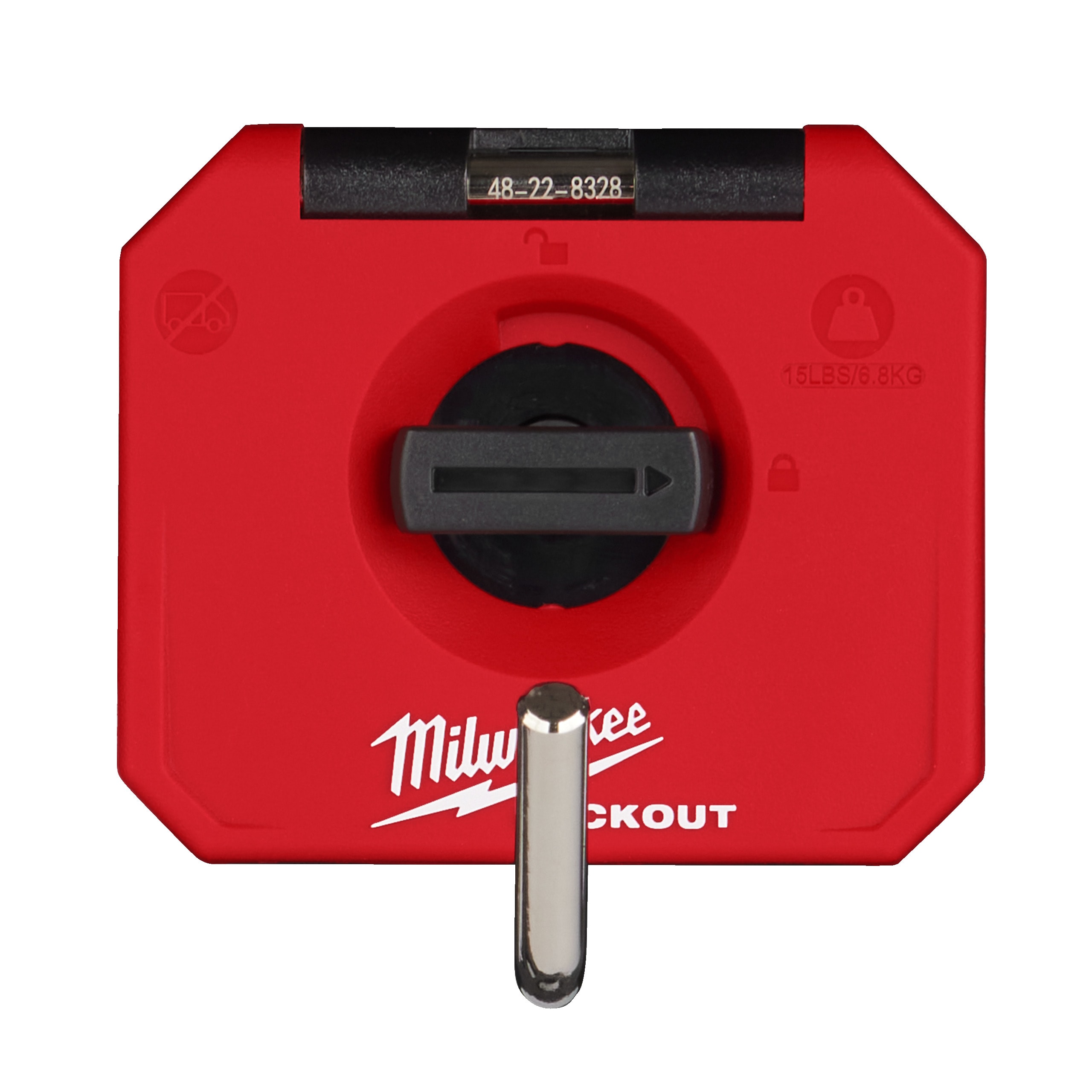 MILWAUKEE - AEG COP4932493383 PACKOUT GANCIO SINGOLO DIRITTO CORTO