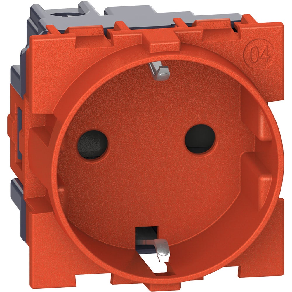 BTICINO BTIKR4141 L.NOW - PRESA STD TEDESCO 2P+T ROSSA