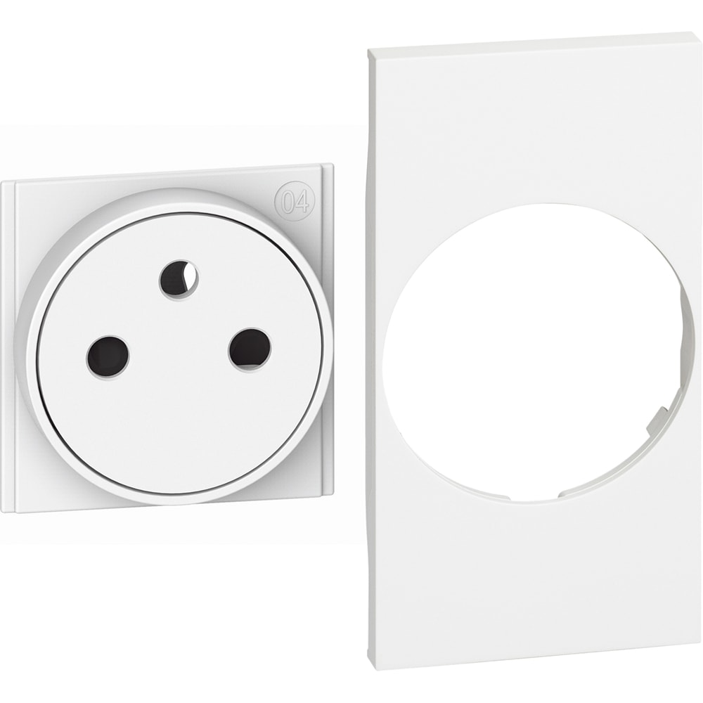 BTICINO BTIKW55F L.NOW - COVER PRESA FR/BE FLAT 2M BIANCA