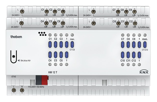 THEBEN SRL THE4940245 HM 12 T KNX ATTUATORE E REGOL RISCALD 12