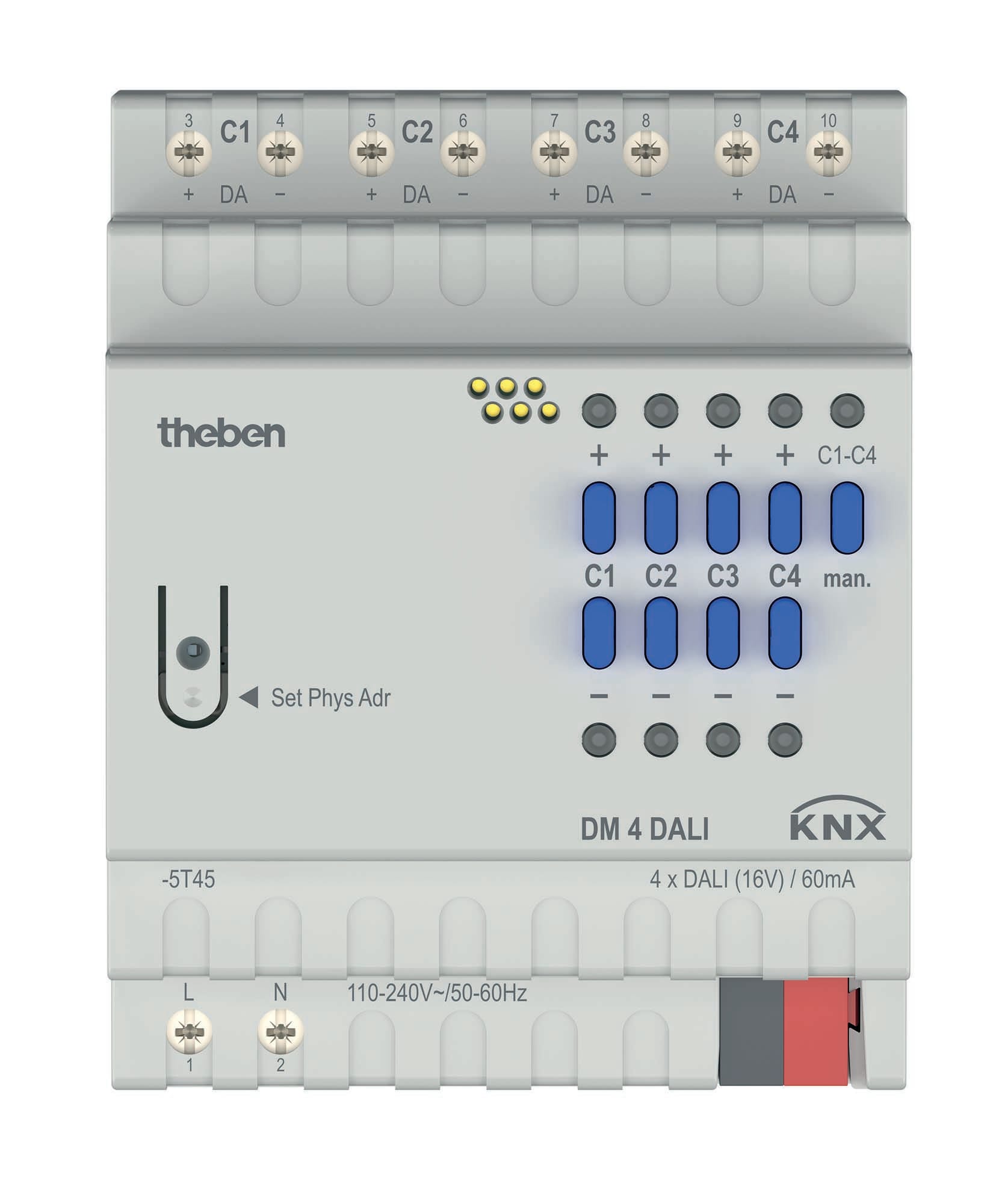 THEBEN SRL THE4940300 DM 4 DALI KNX ATTUATORE DALI 4CAN