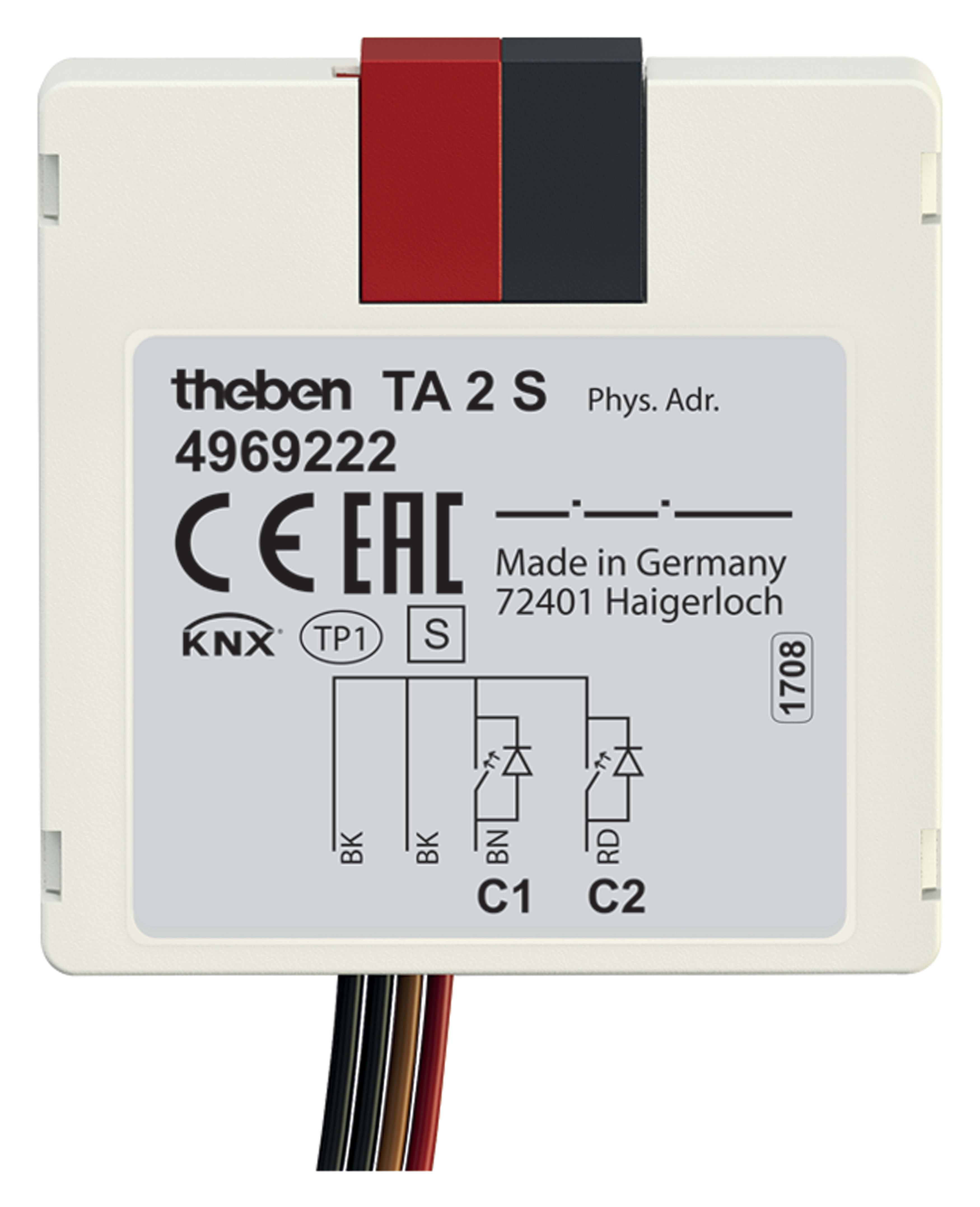 THEBEN SRL THE4969222 TA 2 S KNX INGR BINARIO RETROFRUTTO 2CAN