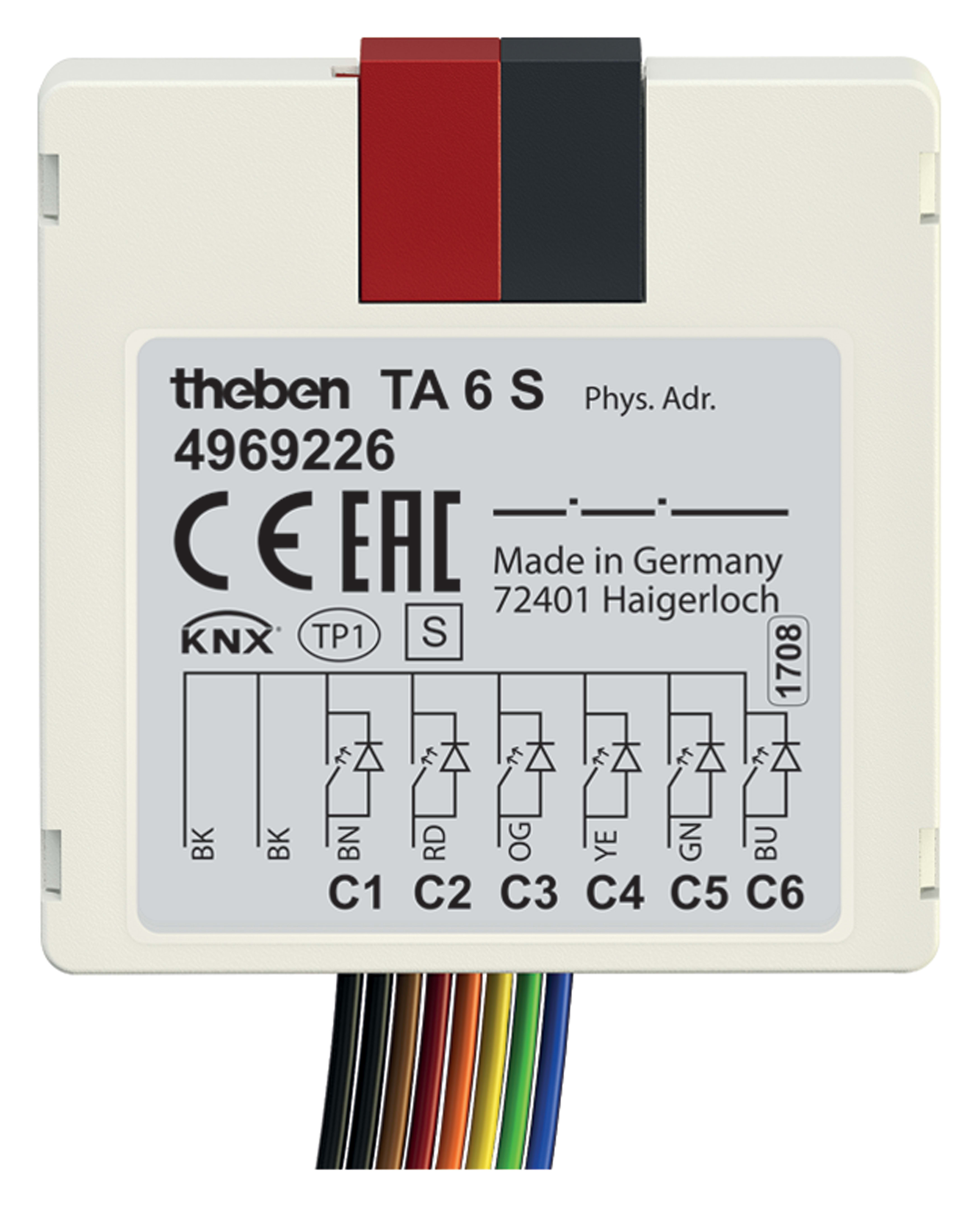 THEBEN SRL THE4969226 TA 6 S KNX INGR BINARIO RETROFRUTTO 6CAN