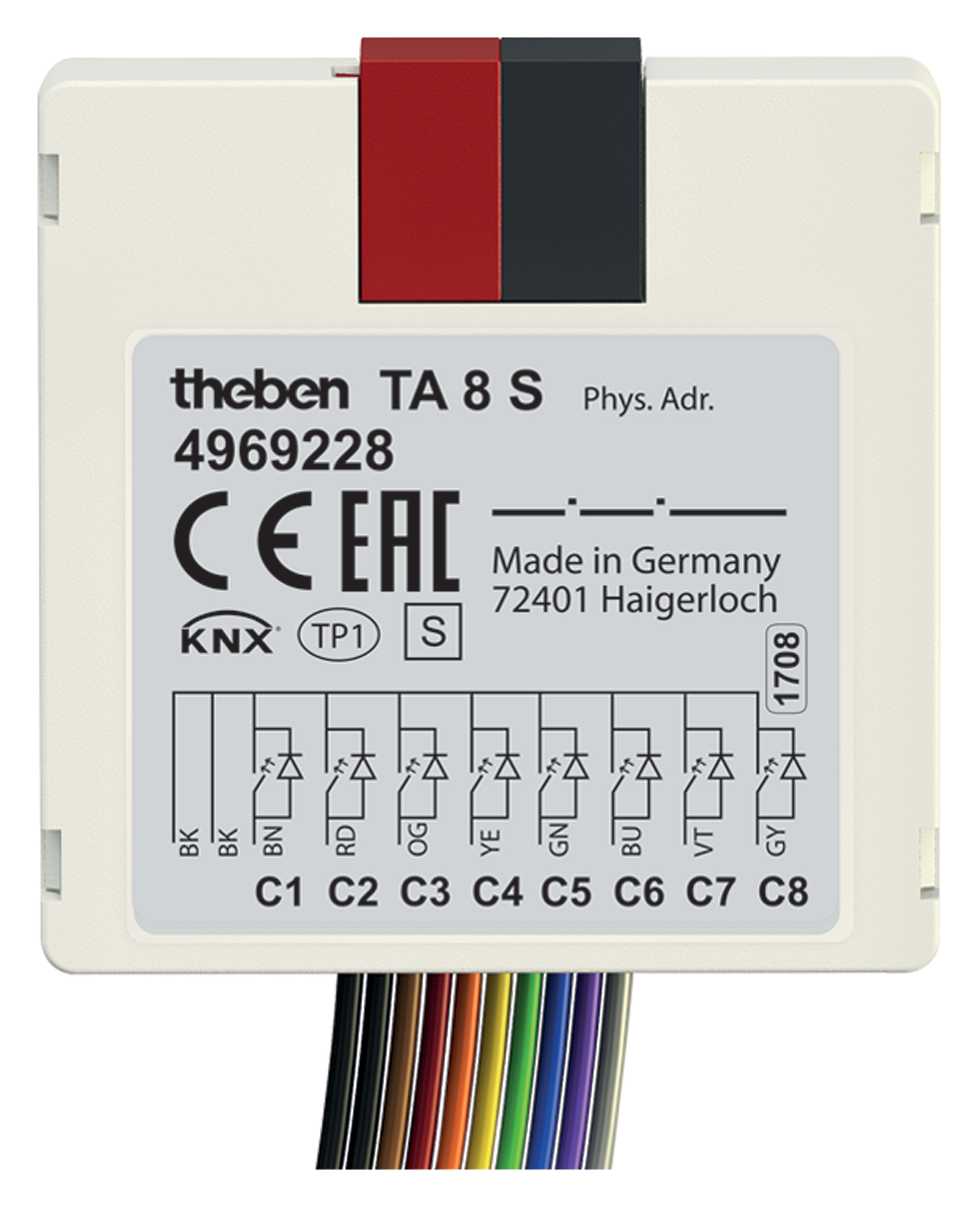 THEBEN SRL THE4969228 TA 8 S KNX INGR BINARIO RETROFRUTTO 8CAN