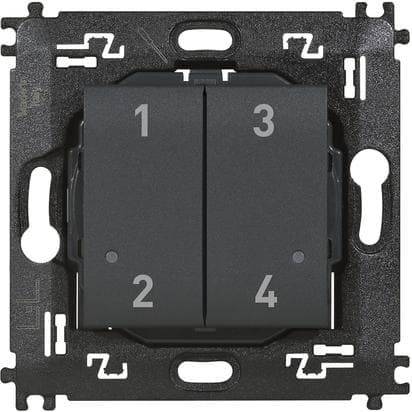 BTICINO BTIL4575CW LL - 4 SCENARI WIRELESS ANTRACITE