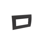 BTICINO - BTI120057NR INTERLINK - PLACCA 4MOD LL NER COLONNE C