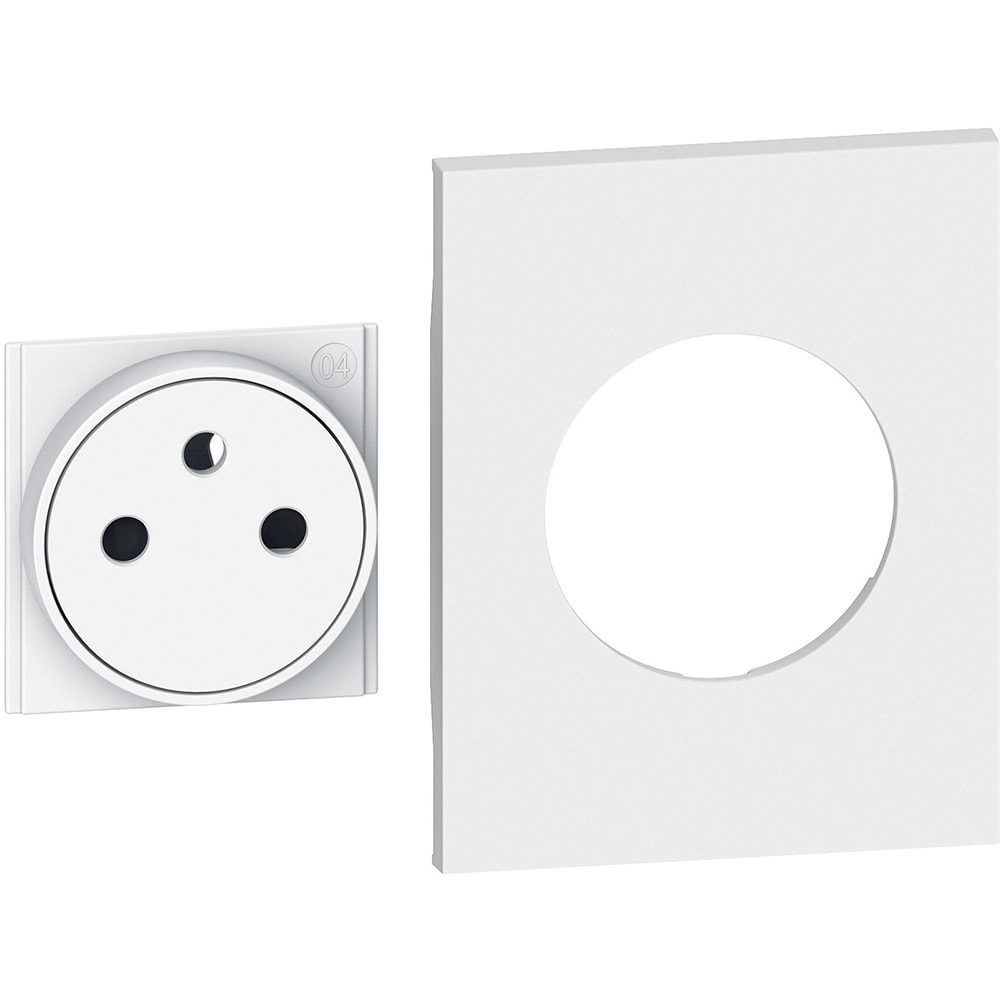 BTICINO BTIKW55M3F L.NOW - COVER PRESA FR/BE FLAT 3M BIANCA