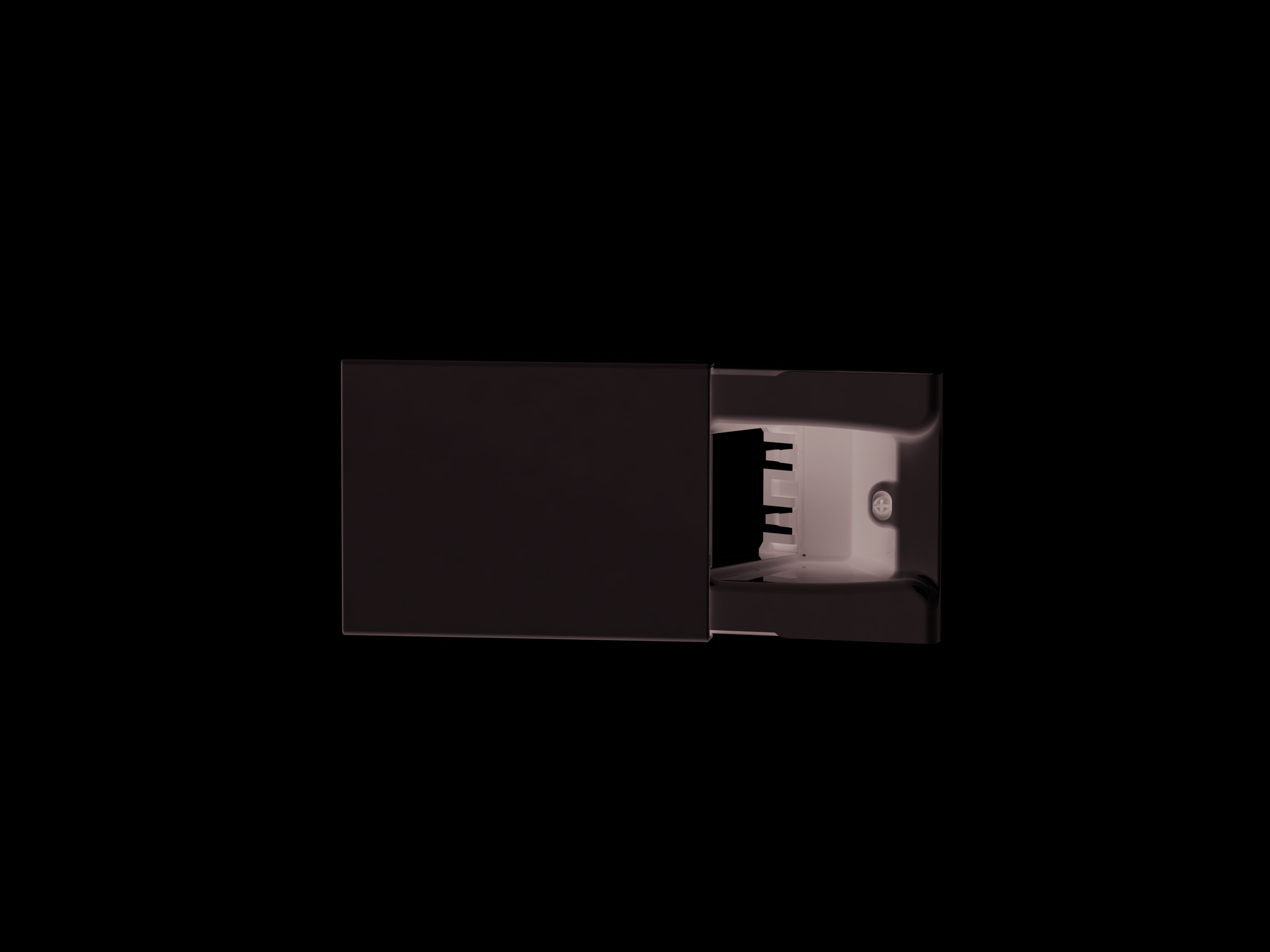 4 BOX SRL 4BX4B.01.000 HIDE SOLO TELAIO 3 MODULI BIANCA
