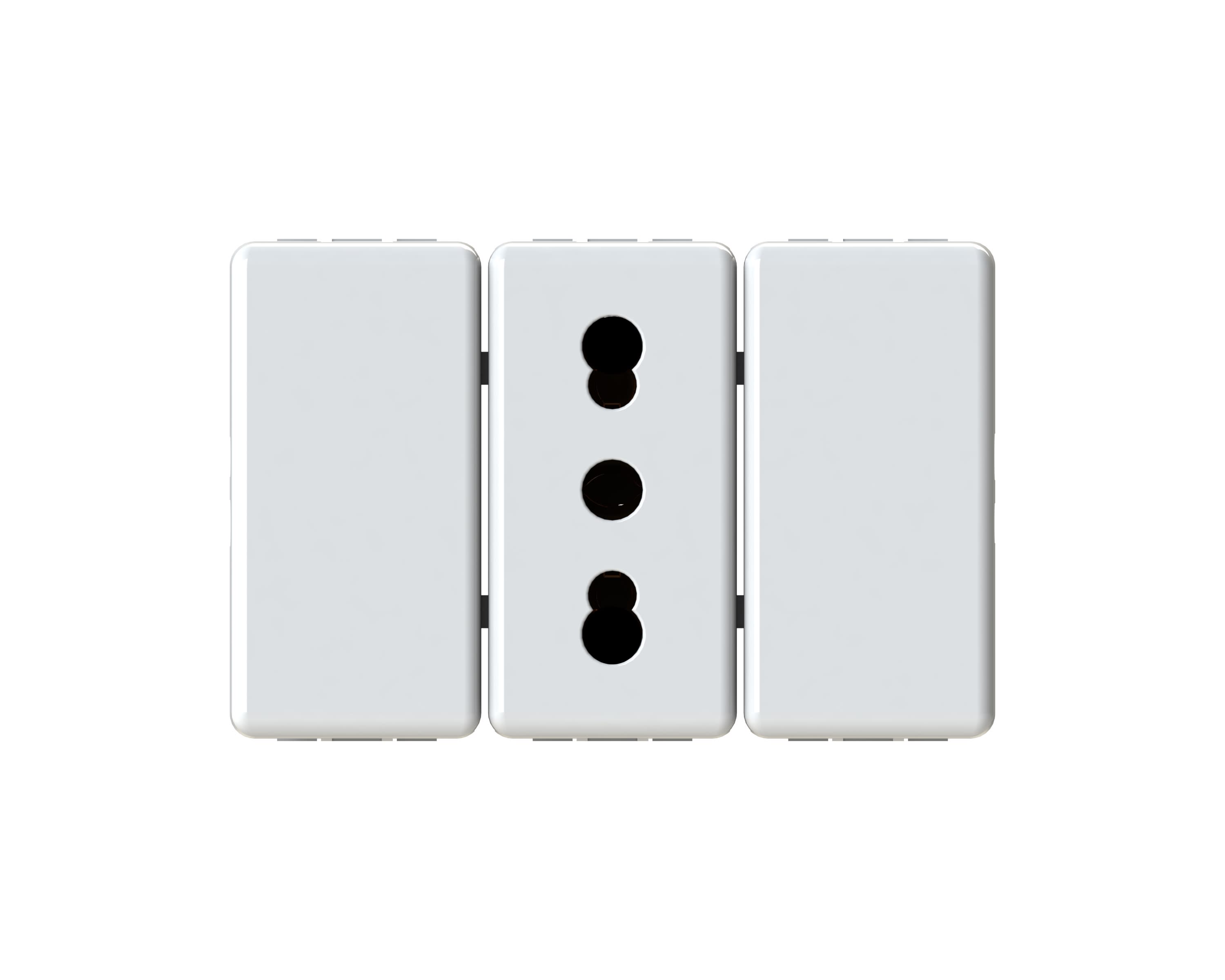 4 BOX SRL - 4BX4B.G20.BT Bitappo Gewiss System Bianca