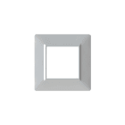 4 BOX SRL 4BX4B2MBN.V14 PLACCA 2 MODULI VIMAR PLANA BIANCA