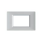 4 BOX SRL 4BX4B3MBN.V14 PLACCA 3 MODULI VIMAR PLANA BIANCA