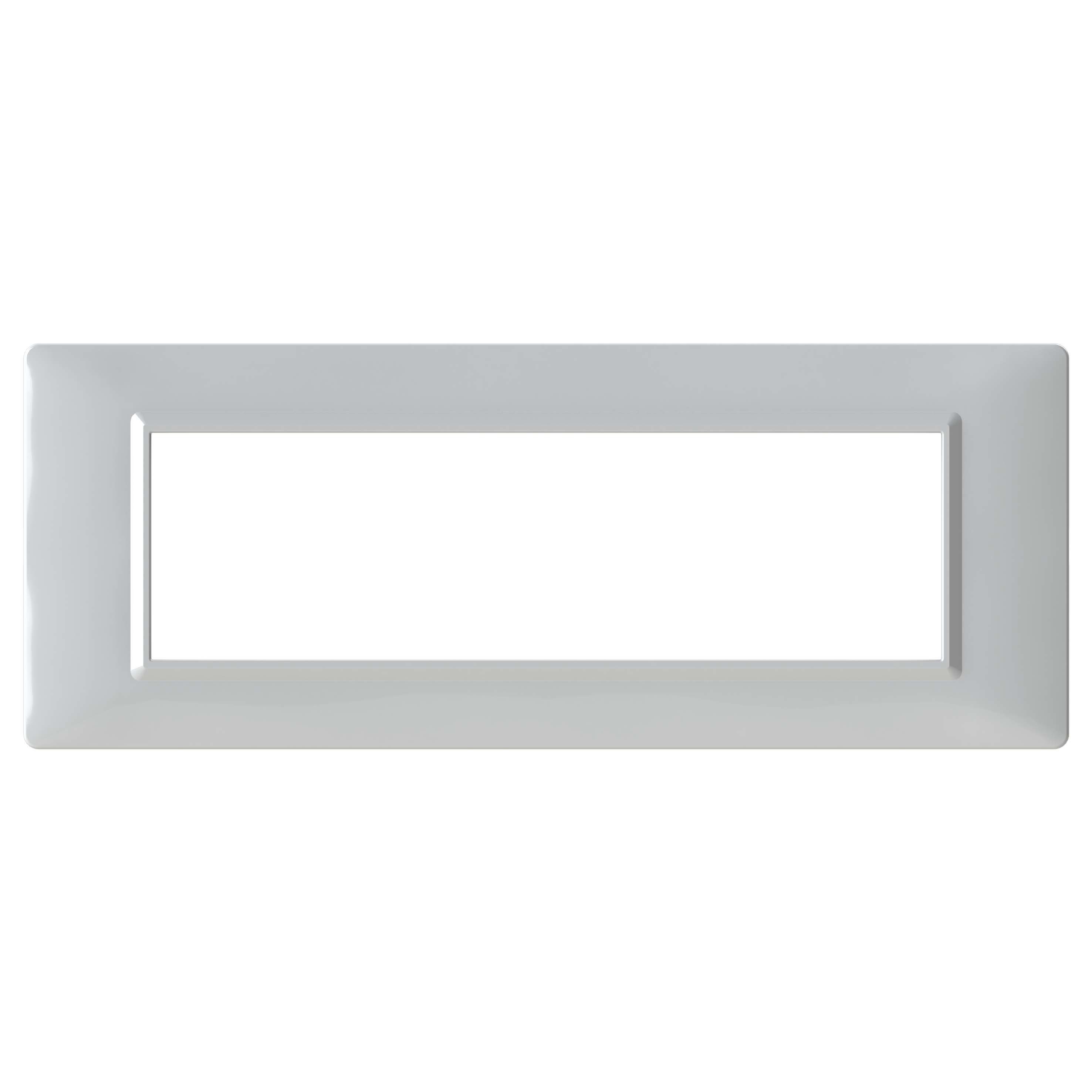 4 BOX SRL - 4BX4B7MBN.V14 Placca 7 Moduli Vimar Plana Bianca