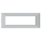 4 BOX SRL 4BX4B7MBN.V14 PLACCA 7 MODULI VIMAR PLANA BIANCA
