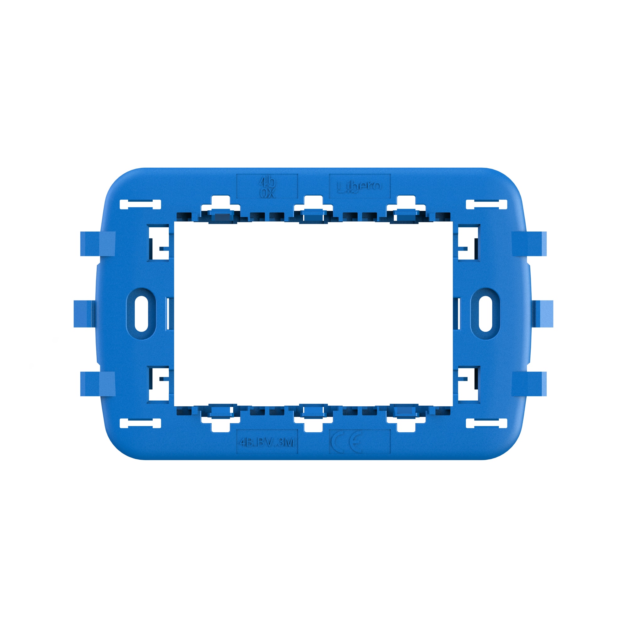 4 BOX SRL - 4BX4B.BV.3M Telaio 3 Moduli Compatibile Bticino e Vimar