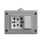 4 BOX SRL 4BX4B.IP40.H21.CU CONTEN.IP40 3 MOD.CON SIDE E UNIKO
