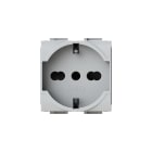 4 BOX SRL 4BX4B.N.P40 P40 PRESA2P+T BT LIVINGLIGHT BIANCA