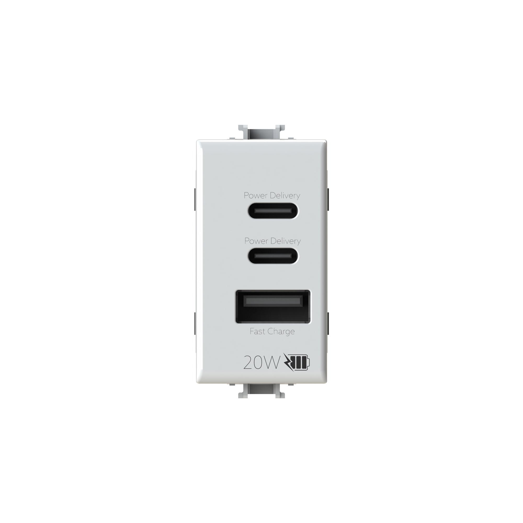 4 BOX SRL 4BX4BUSB20WCCA.AM USB CCA PD 20W BTICINO MATIX