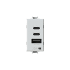 4 BOX SRL 4BX4BUSB20WCCA.AM USB CCA PD 20W BTICINO MATIX