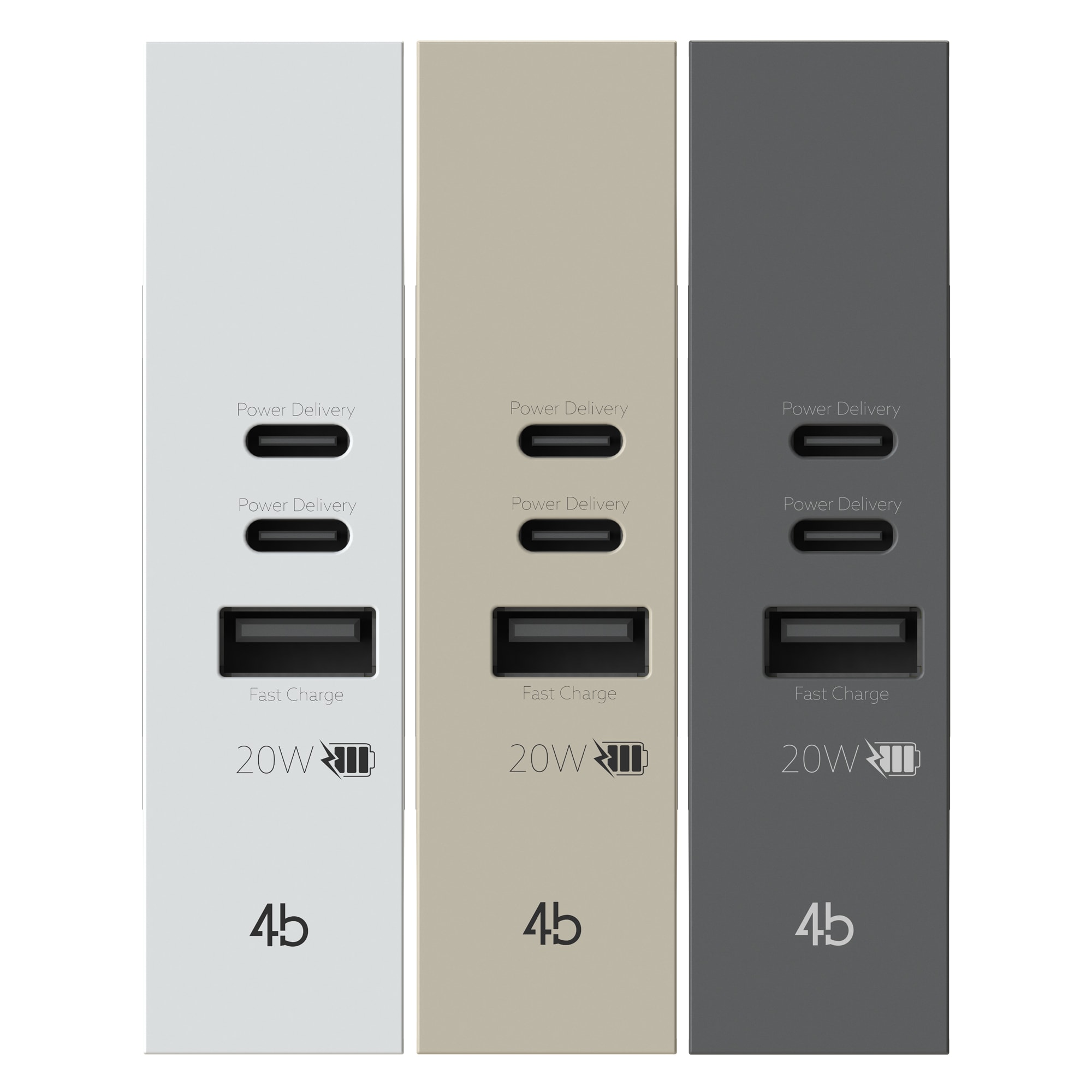 4 BOX SRL 4BX4BUSB20WCCA.K USB CCA PD 20W BTICINO LIVINGNOW