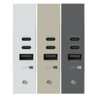 4 BOX SRL 4BX4BUSB20WCCA.K USB CCA PD 20W BTICINO LIVINGNOW