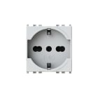 4 BOX SRL 4BX4B.V14.P40 P40 PRESA 2P+T VIMAR PLANA BIANCA