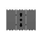 4 BOX SRL - 4BX4B.V19.BT BITAPPO VIMAR ARKE GRIGIO