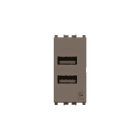 4 BOX SRL 4BX4B.V19M.USB.24 USB 2.4 VIMAR ARKE METAL