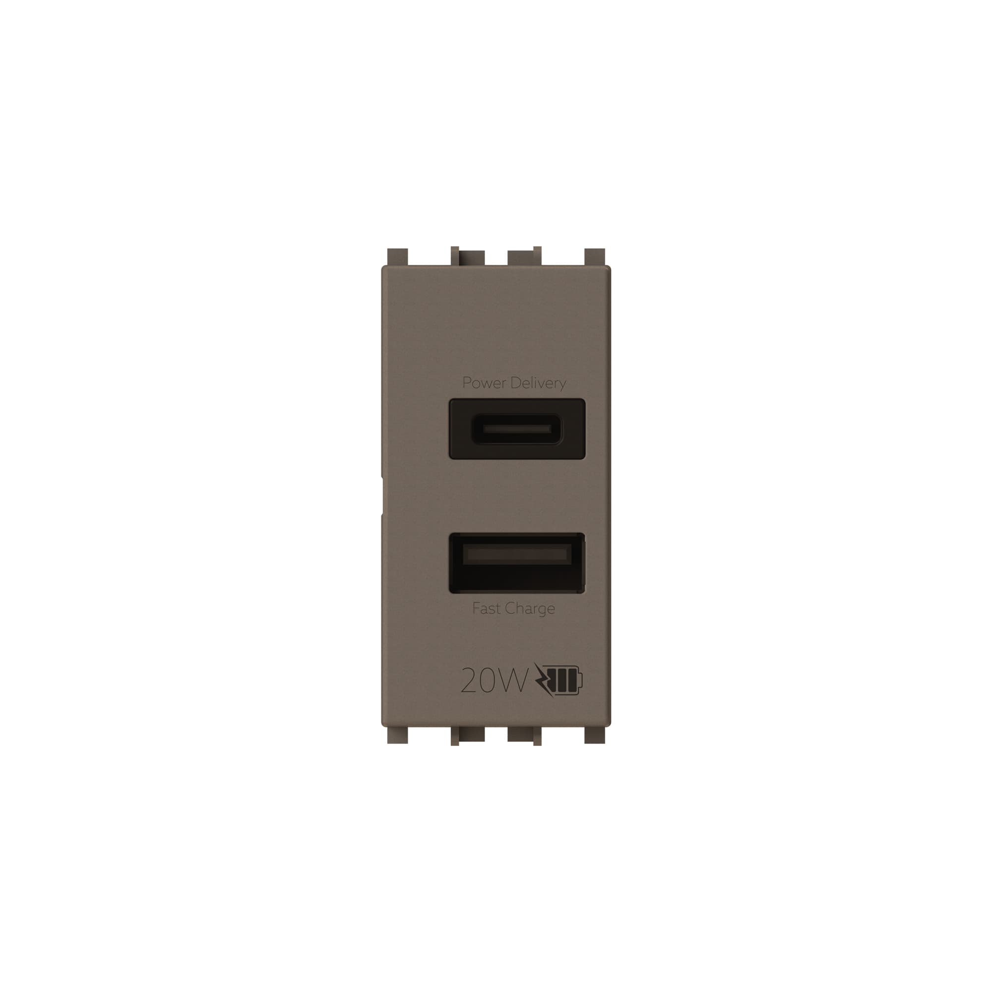 4 BOX SRL 4BX4B.V19M.USB.30 USB 3.0 VIMAR ARKE METAL