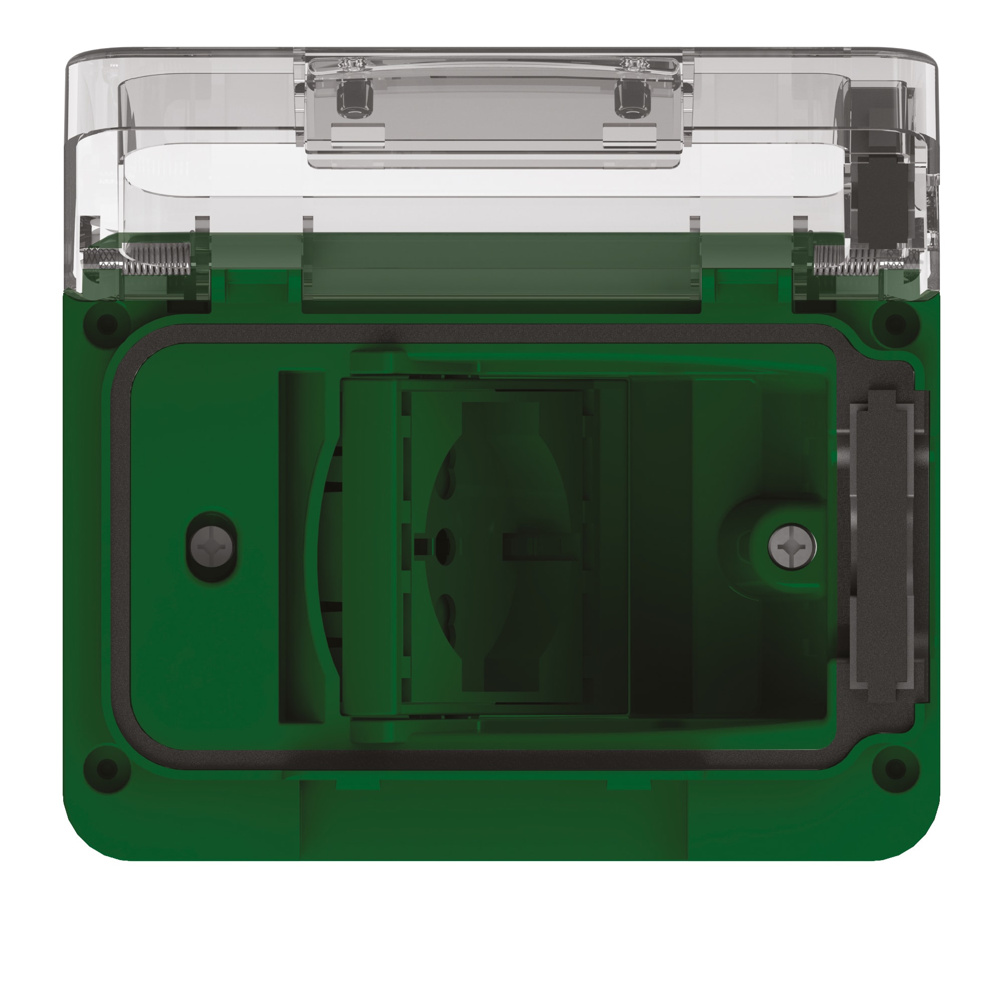 4 BOX SRL 4BX4B.W.04.015 WIDE IP55 SCHUKO BIVALENTE VERDE