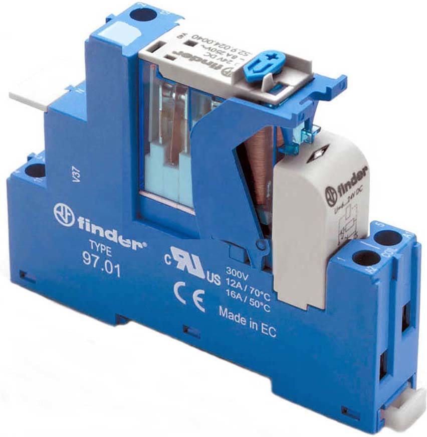 FINDER SPA - FIN4C0190480050SPA INTERFACCIA MODULARE A RELÈ 1 CONTATTO