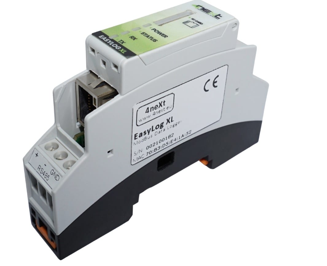 4NEXT SRLS UNIPE 4NEEASYLOGXL Data logger ModBus RTU e ModBus TCP con