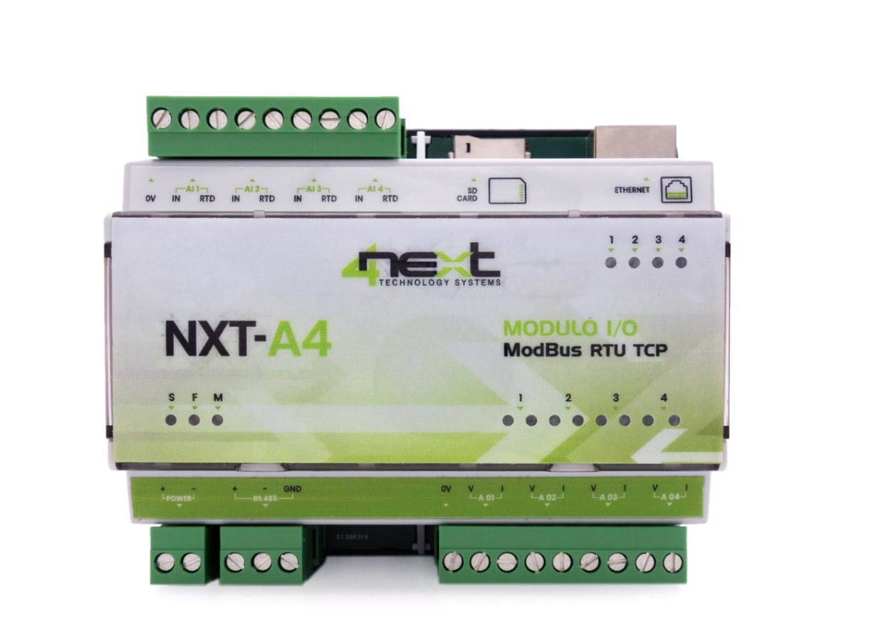 4NEXT SRLS UNIPE - 4NENXT-A4 MODULI DI ACQUISIZIONE I/O 4 INGRESSI AN