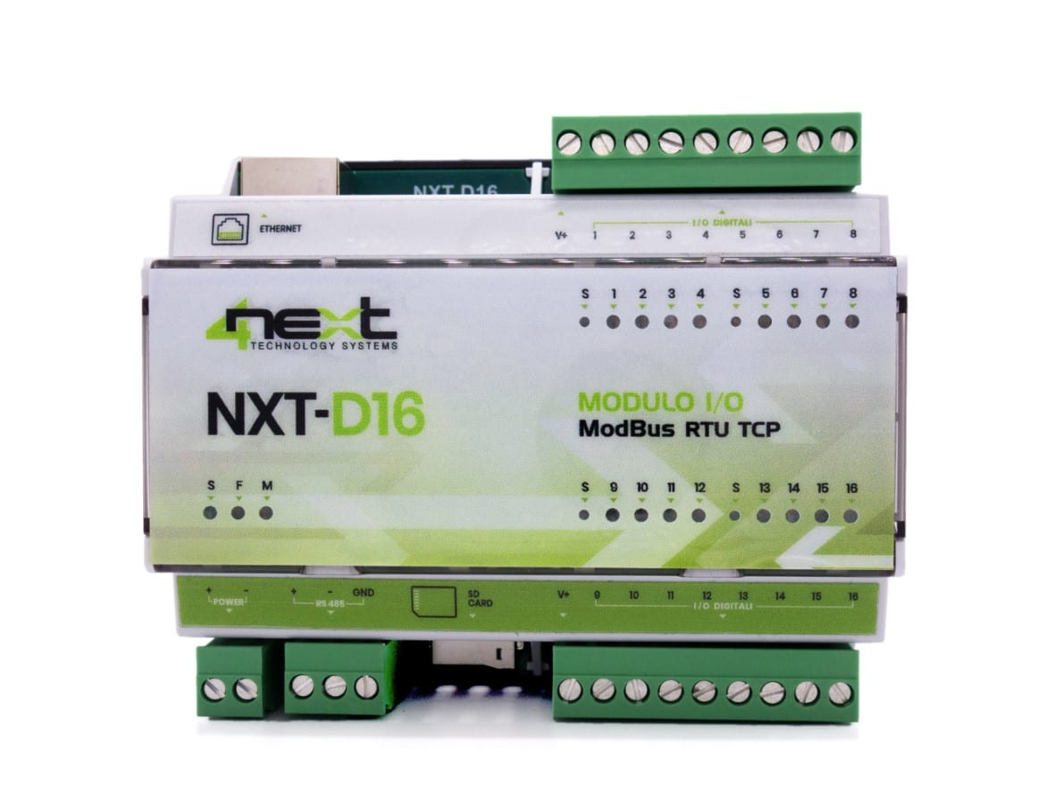 4NEXT SRLS UNIPE 4NENXT-D16 MODULI DI ACQUISIZIONE I/O 16 INGRESSI/U