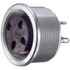 ELCART DISTRIBUTION - ERT040004800 PRESA PANNELLO 8 POLI DIN A VITE