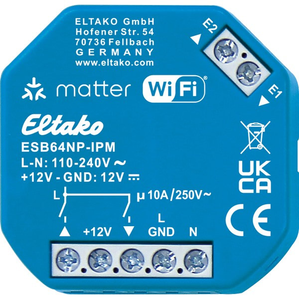 ELTAKO EAK30064019 RELE PER TAPPARELLE IP WI-FI MATTER