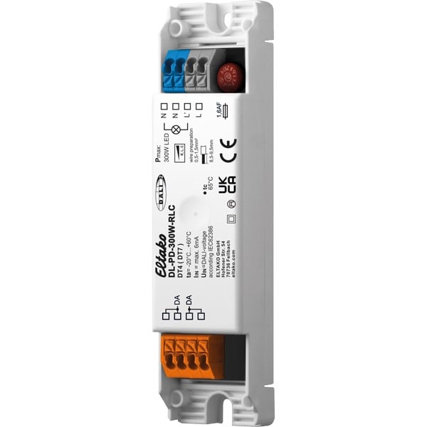 ELTAKO EAK33000009 Dimmer di fase DALI 300 W per inst. soffitto (DT4)
