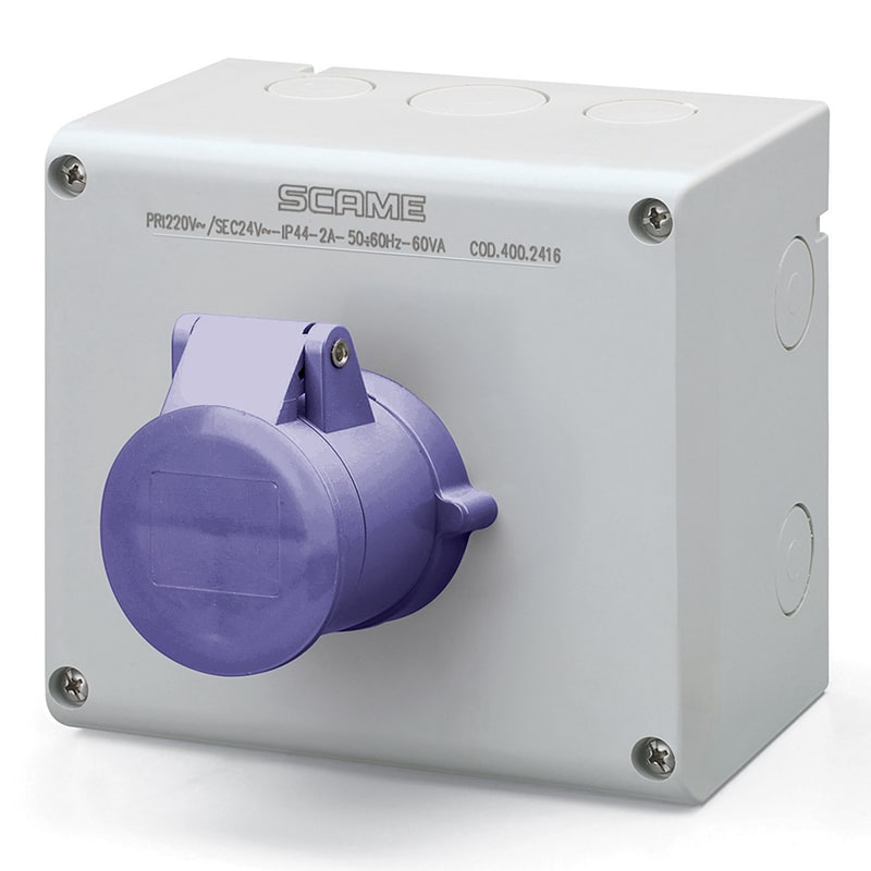 SCAME PARRE SPA SCA500.2620 PRESA INTERBL. 32A 2P IP44 20-25V